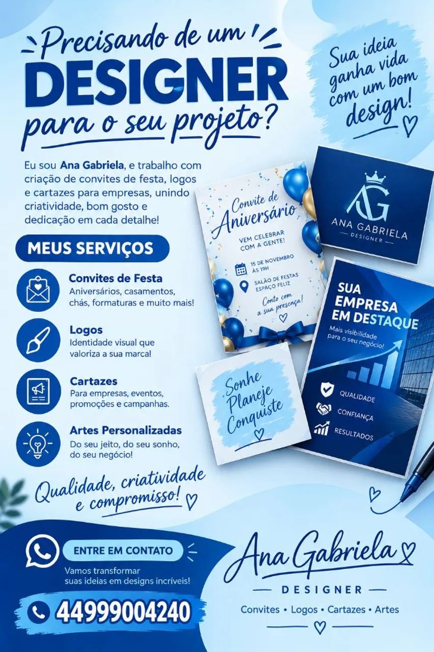 Designer com artes incríveis para o seu evento. - Foto 2