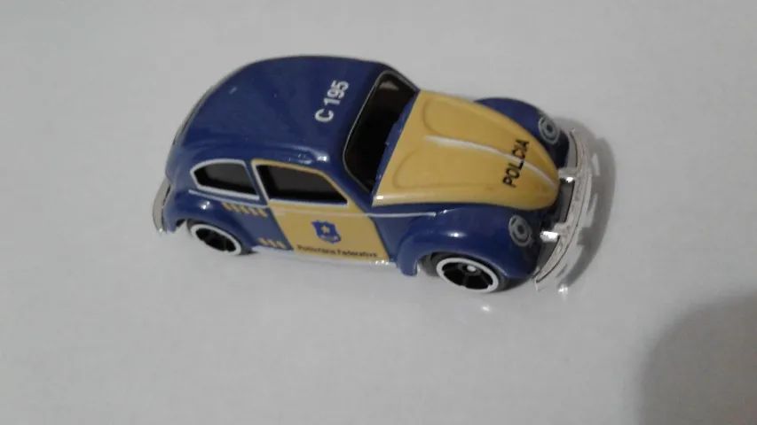 Fusca miniatura 1/64 policia - Foto 2