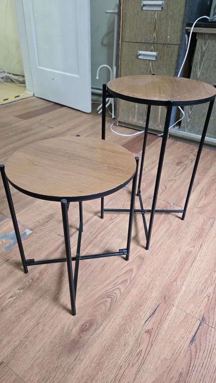 2 Mesinhas estilo industrial  - Foto 3