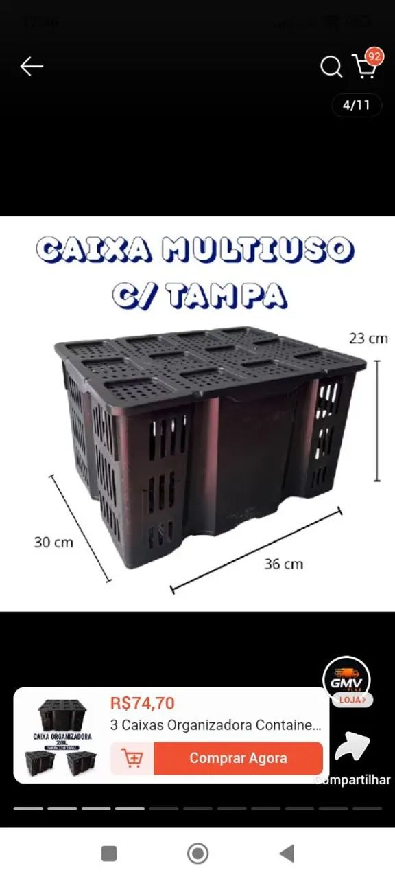 Caixa multiuso  - Foto 2