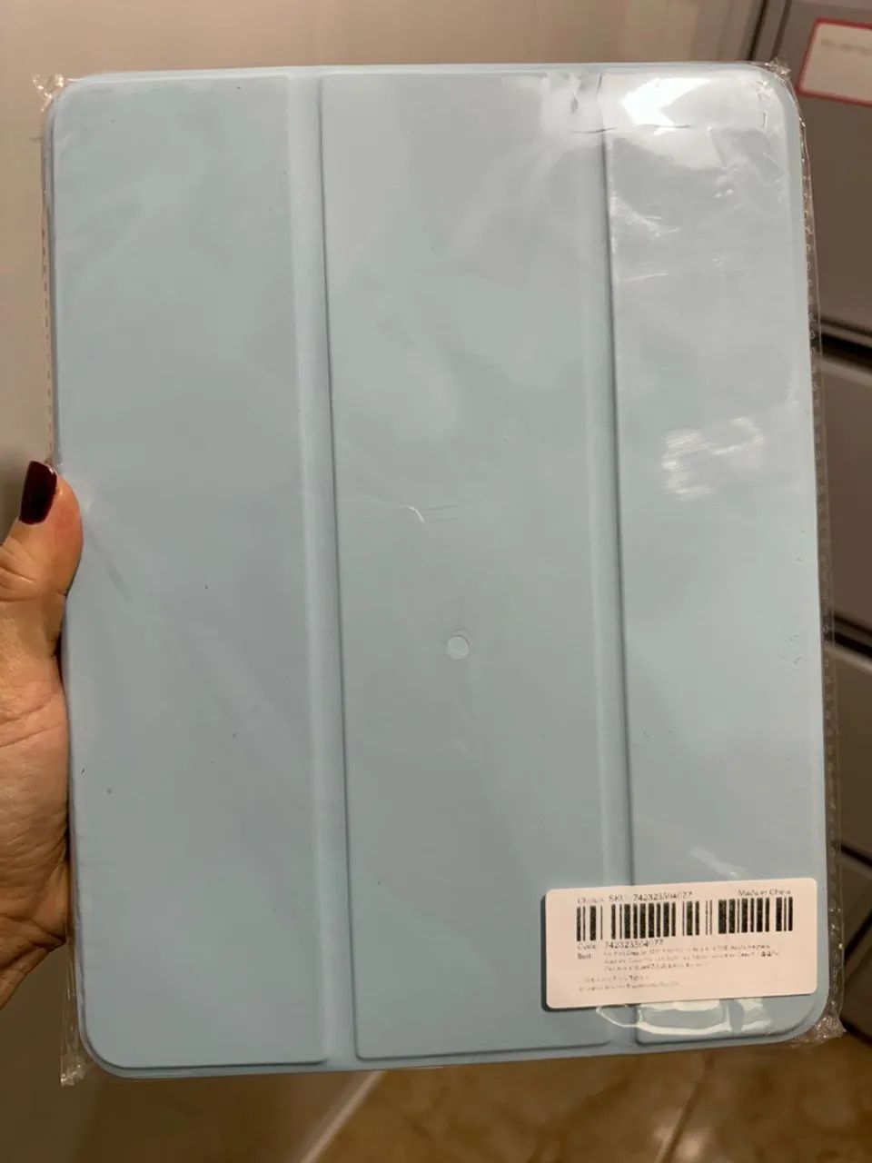 Capa Destacável de Proteção para iPads 7, 8 e 9 Azul  - Foto 2