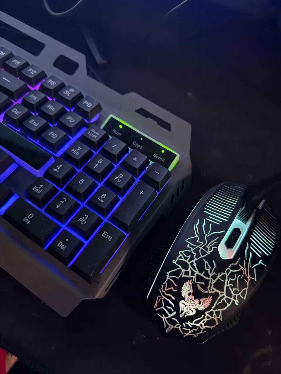 Teclado e mouse gamer - Foto 2