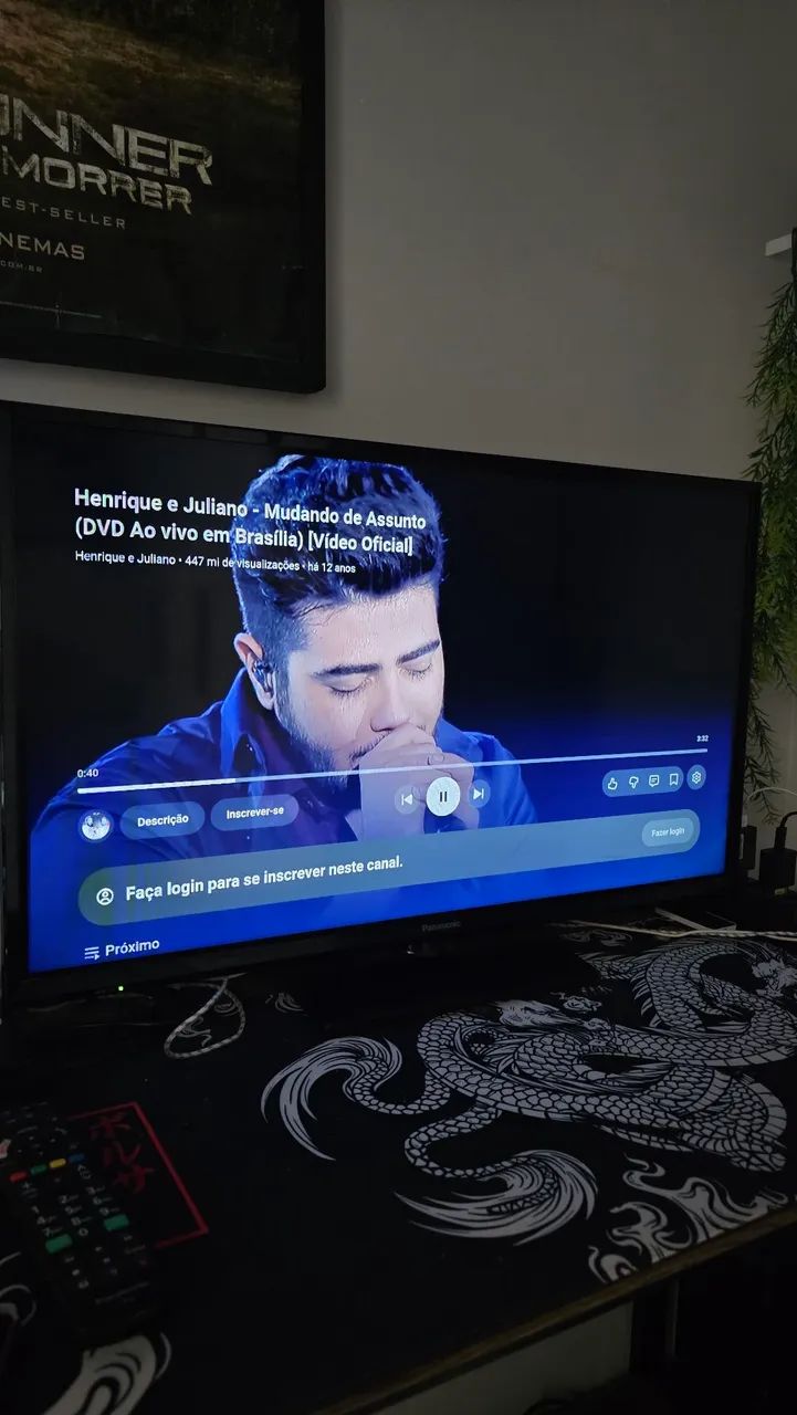 TV smart 32 polegadas tudo funcionando