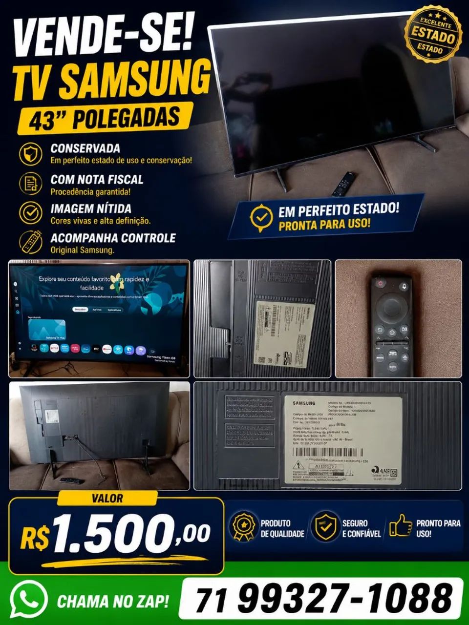 Tv Samsung 43 Polegadas