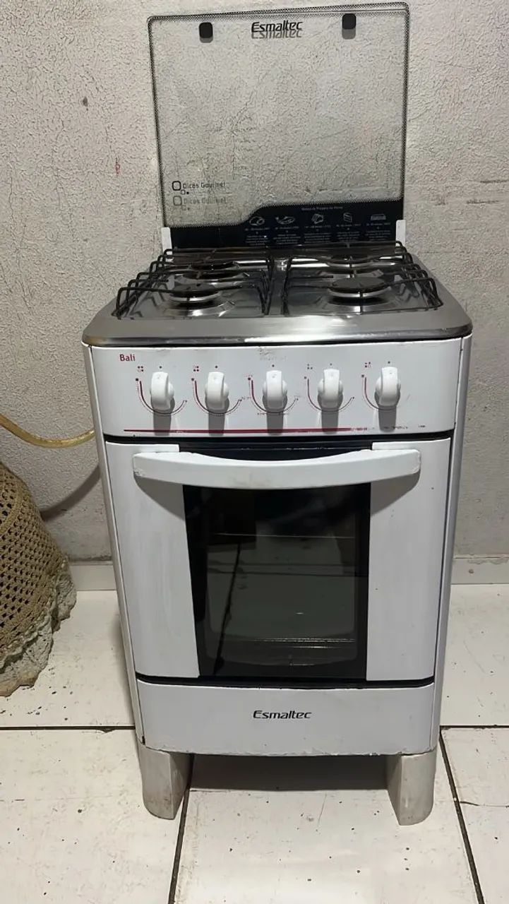 Fogão esmaltec entrego 