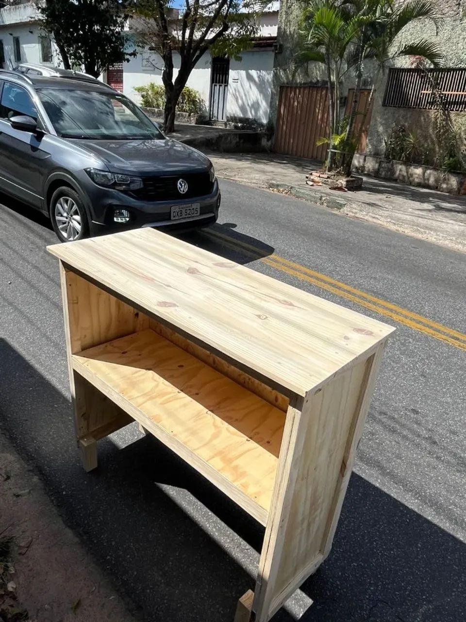Balcão de madeira a pronta entrega 120x120 e sob medida  - Foto 2