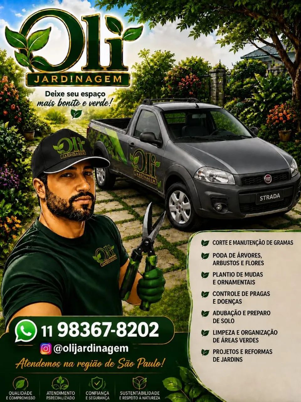 Serviço de jardinagem sp