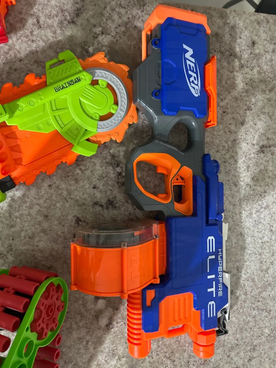 Armas nerf de brinquedo comprada nos EUA sem marcas de uso  - Foto 3