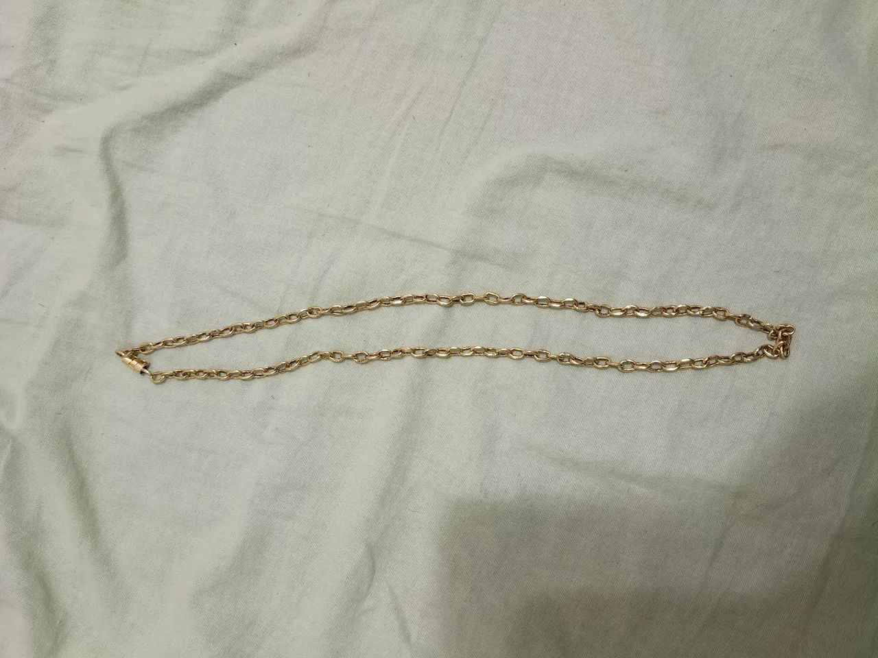 Cordão ouro oco