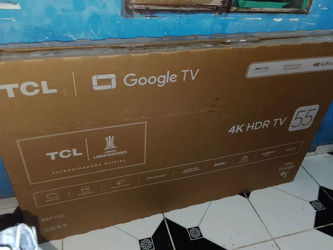 Vendo uma tv 55 polegadas TCL nova 