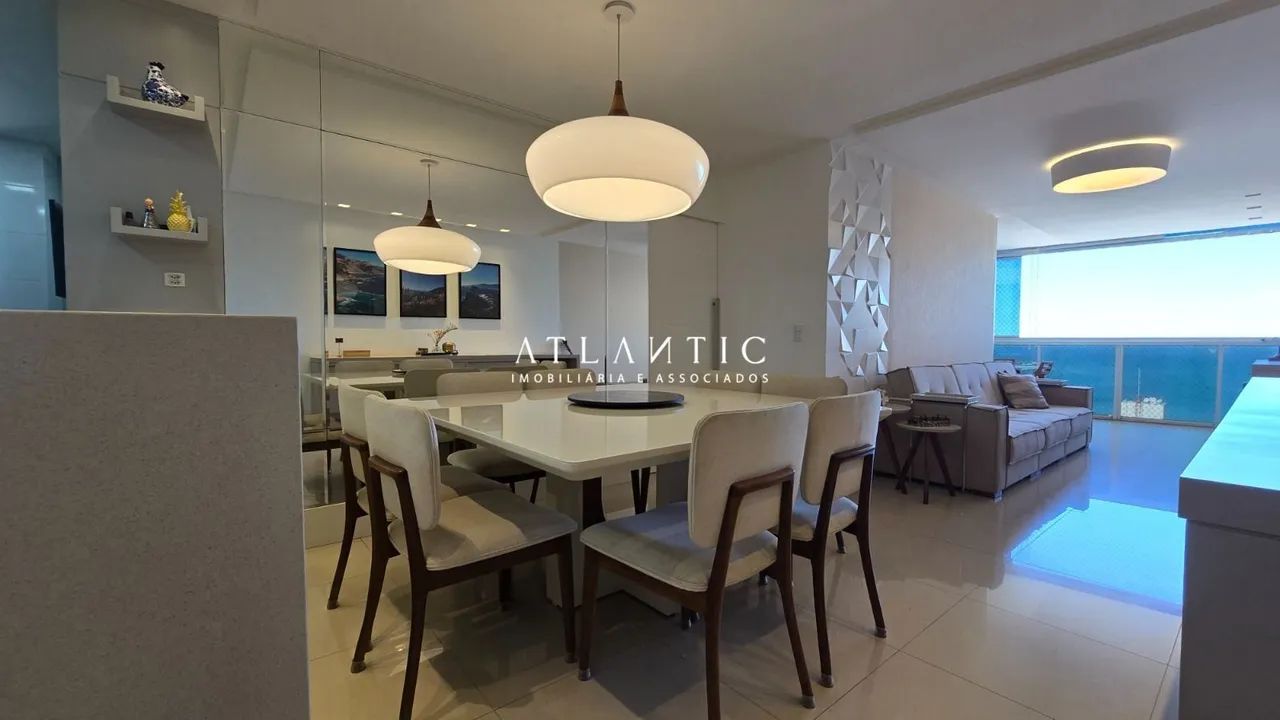 Vista mar, 3 Quartos com suite todo montado e decorado, lazer completo - Foto 5