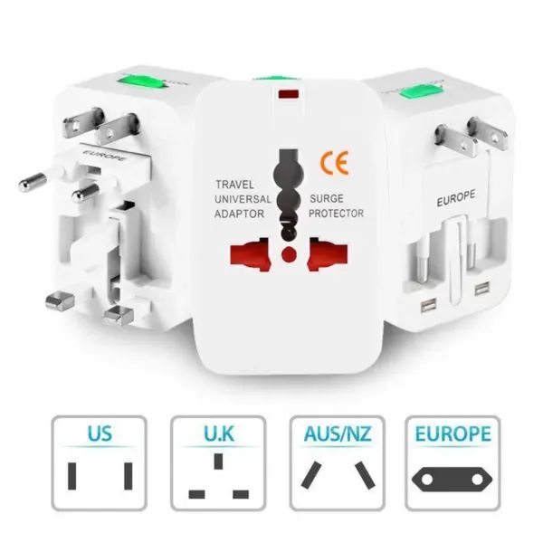 Adaptador Universal +150 paises - aproveite sua viagem sem dor de cabeca - Foto 2