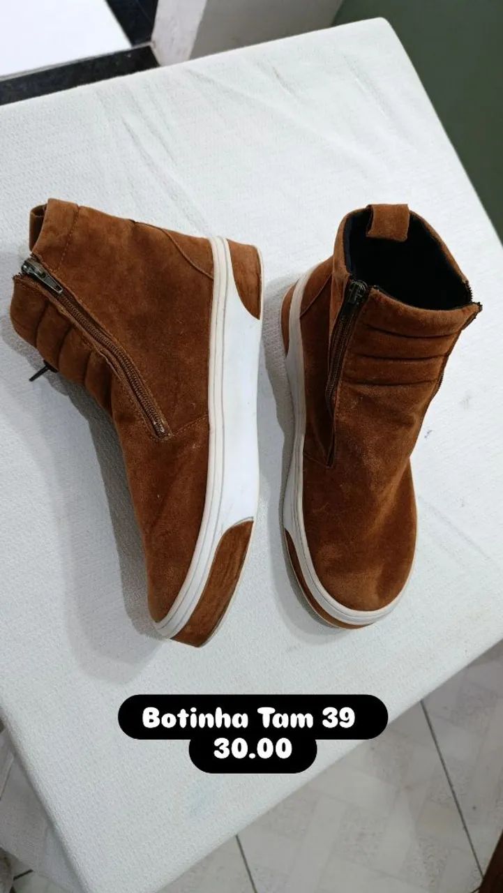 Tênis botinha, sapatos Outer Tam 39