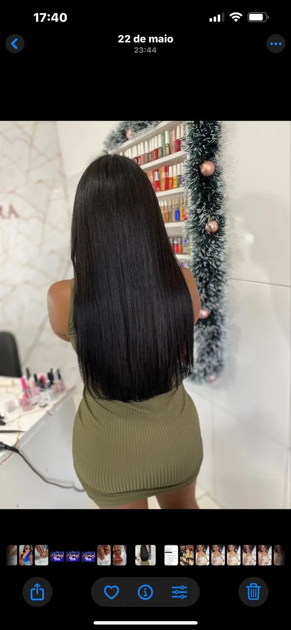 Telas de cabelo humano 