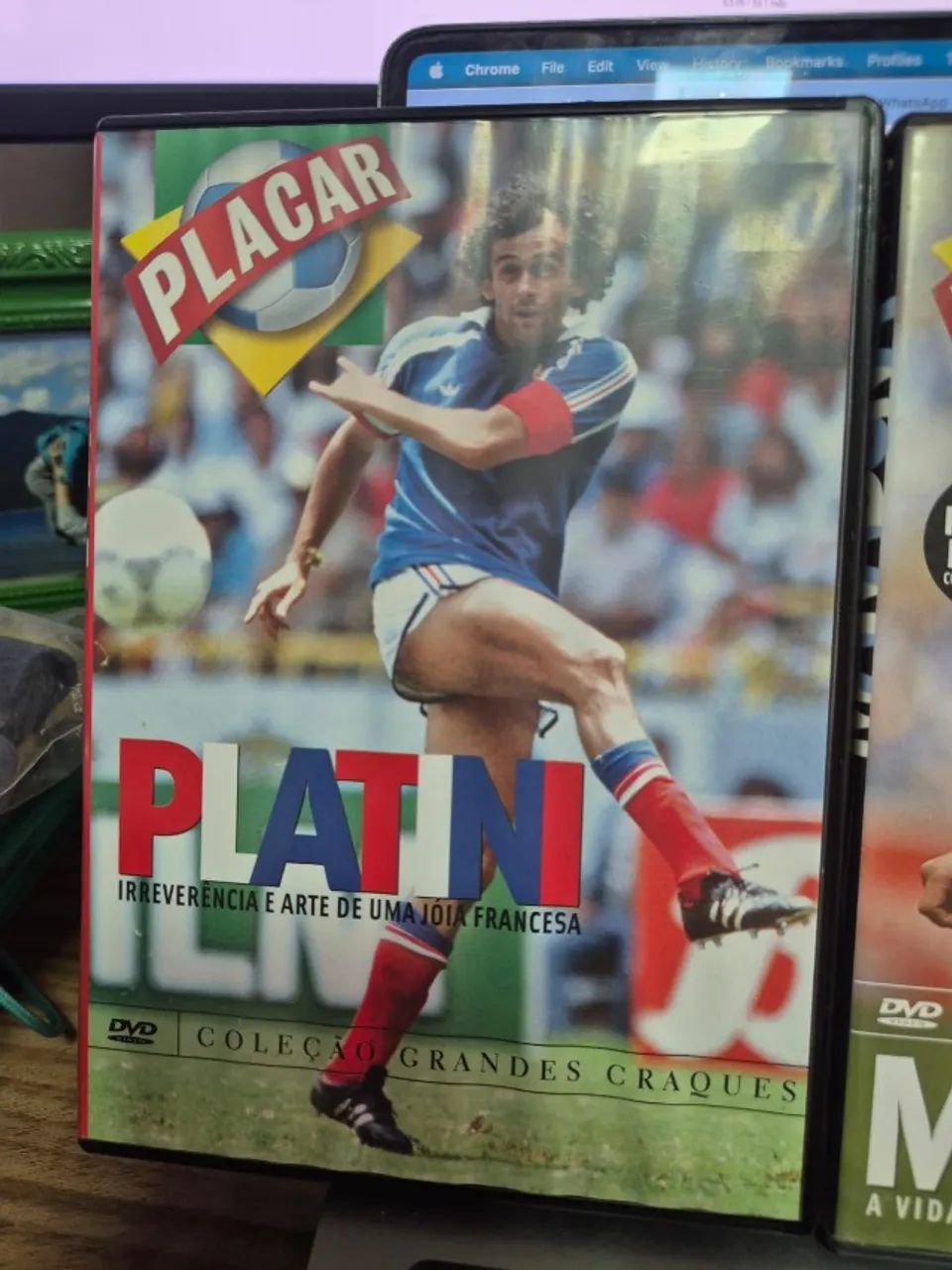 Coleção Grandes Craques Placar 5 Dvds - Foto 3