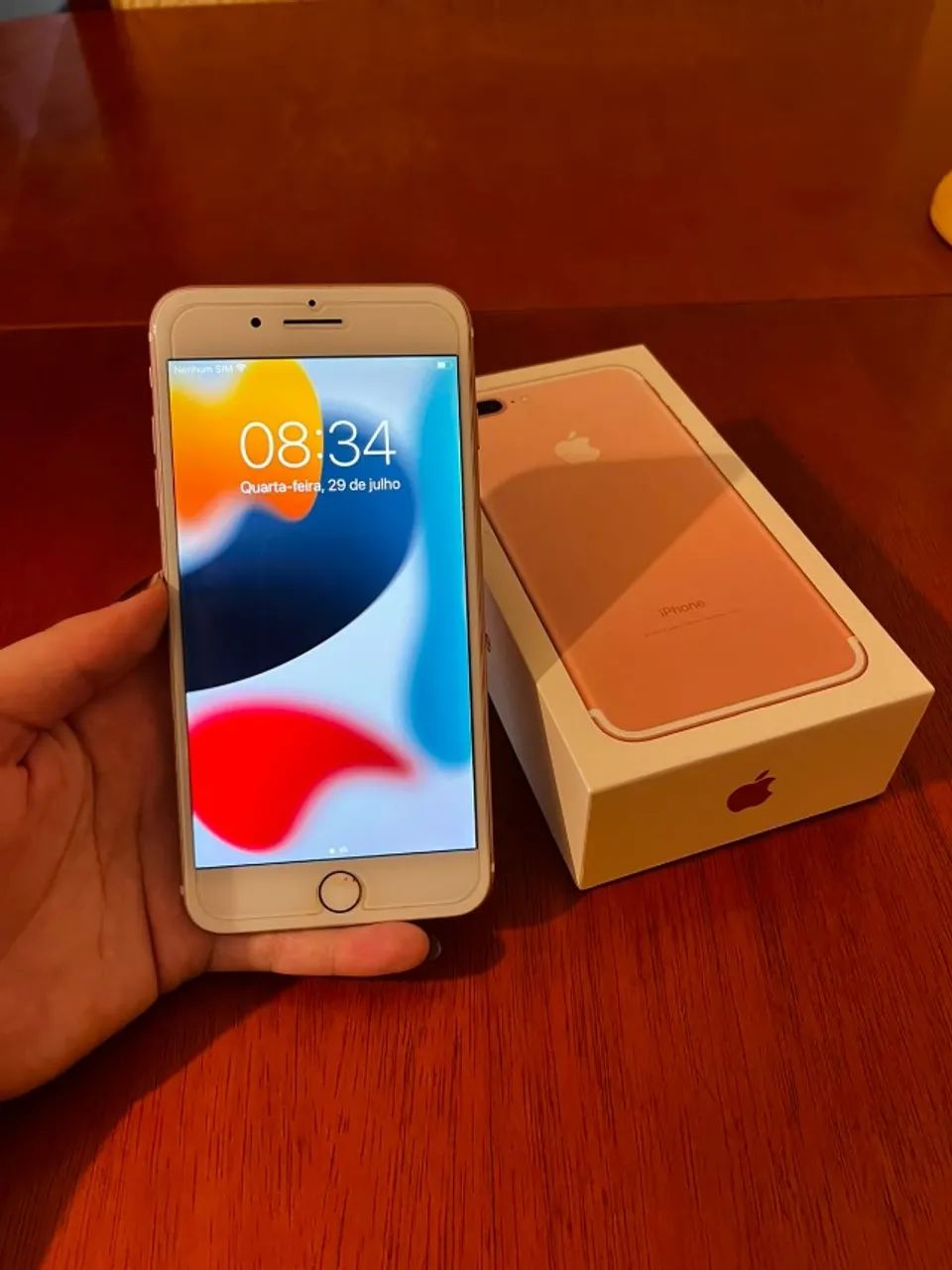 iPhone 7 Plus 32GB Rosa - Foto 3
