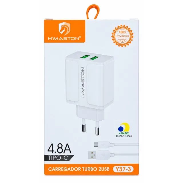 Carregador Para iPhone Do 15 Ao 18 Tipo C e Android H'maston - Foto 4
