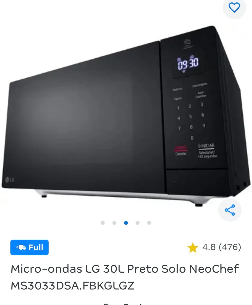 Microondas LG 30 litros black - Foto 3