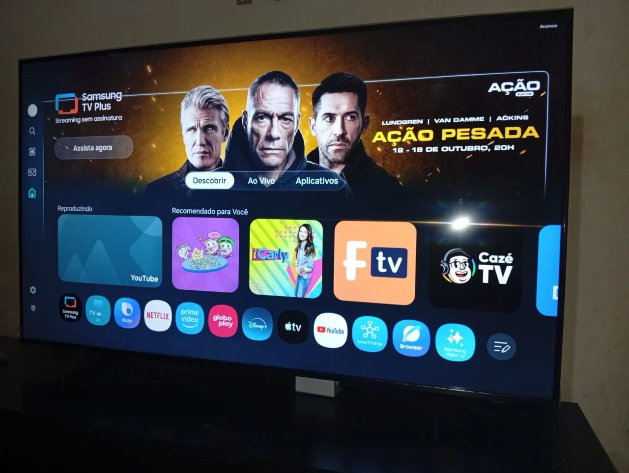 Vende-se Tv Samsung 55 polegadas e caixa de som pulsebox sp511 - Foto 5