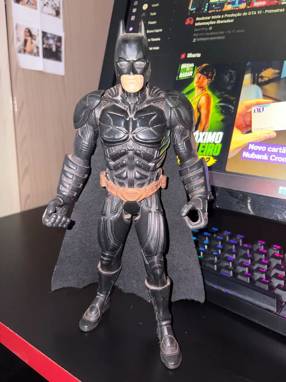 Boneco Batman Cavaleiro das Trevas ORIGINAL MATTEL 2011 - Foto 4