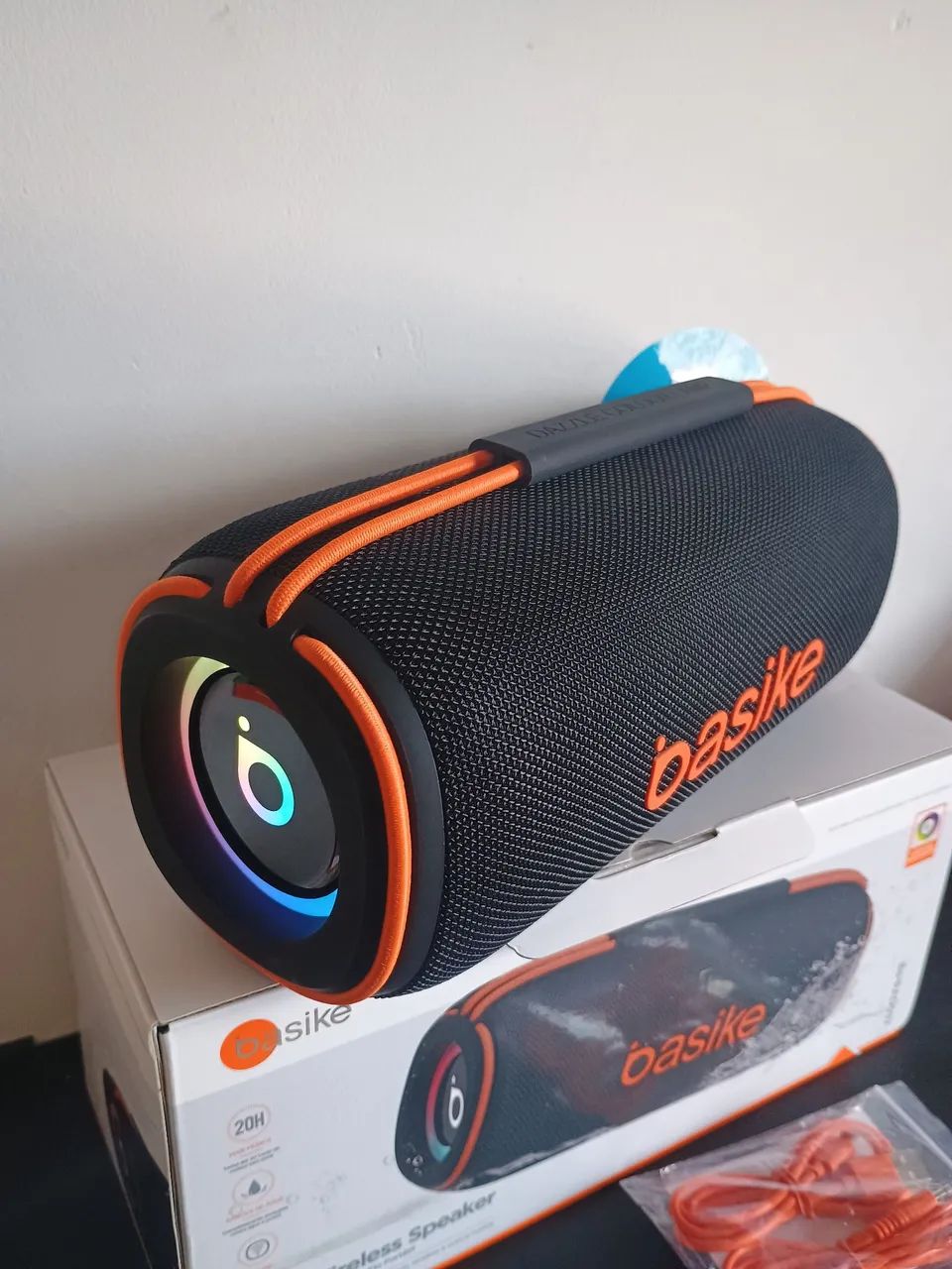 Caixa de som Basike 45W via Bluetooth com led / MEGA OFERTA IMPERDÍVEL  - Foto 2