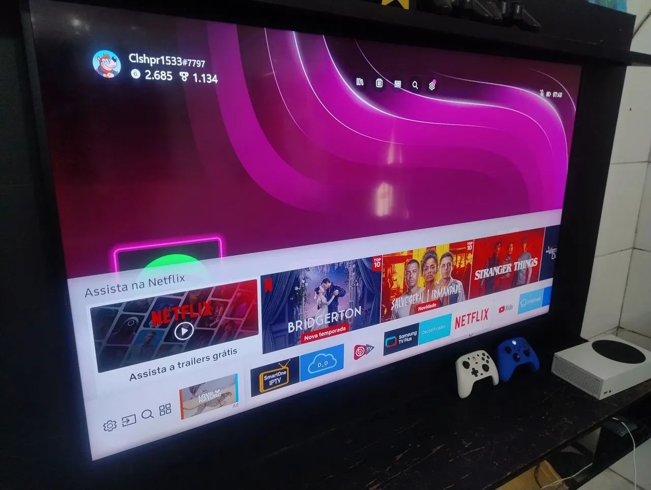 Smartv Samsung 55 polegadas 