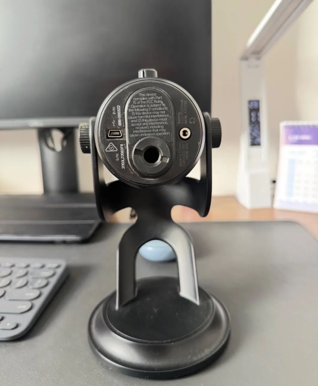 Microfone Blue Yeti Preto - Excelente Estado - Foto 3