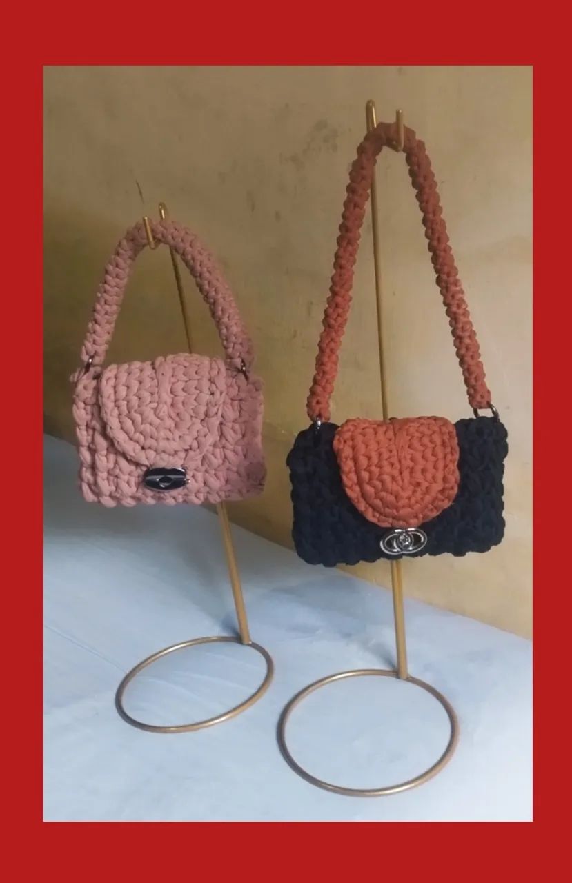 Bolsas em fio.de malha - Foto 2