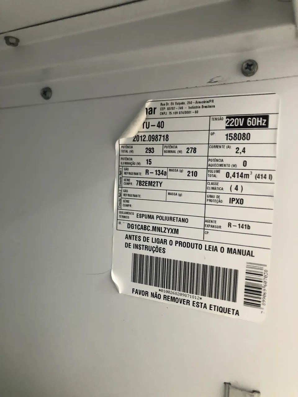 Geladeira expositora 420L - Geladeiras e Freezers - Rio Tavares