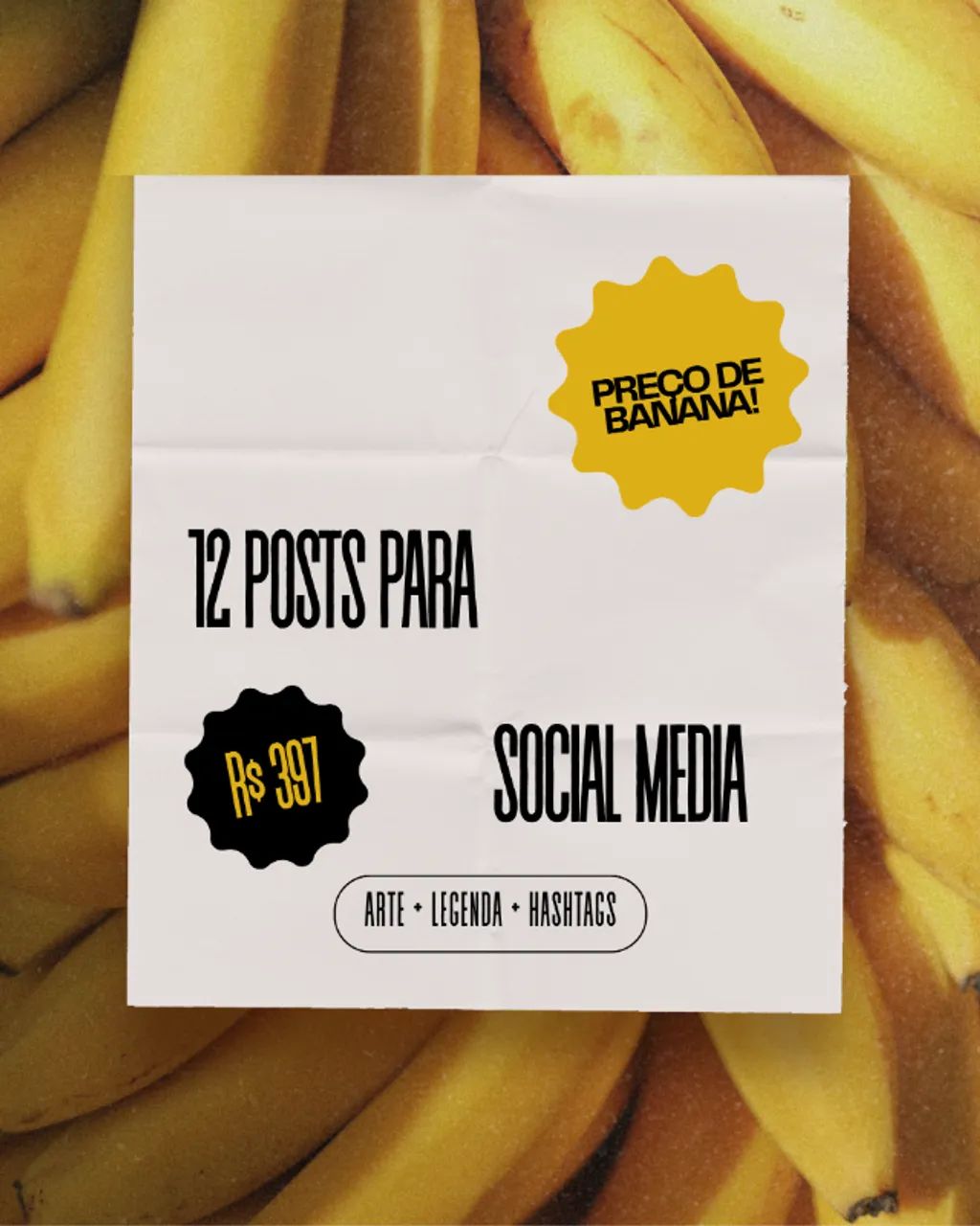 Posts para Instagram (arte + legenda) por R$ 33