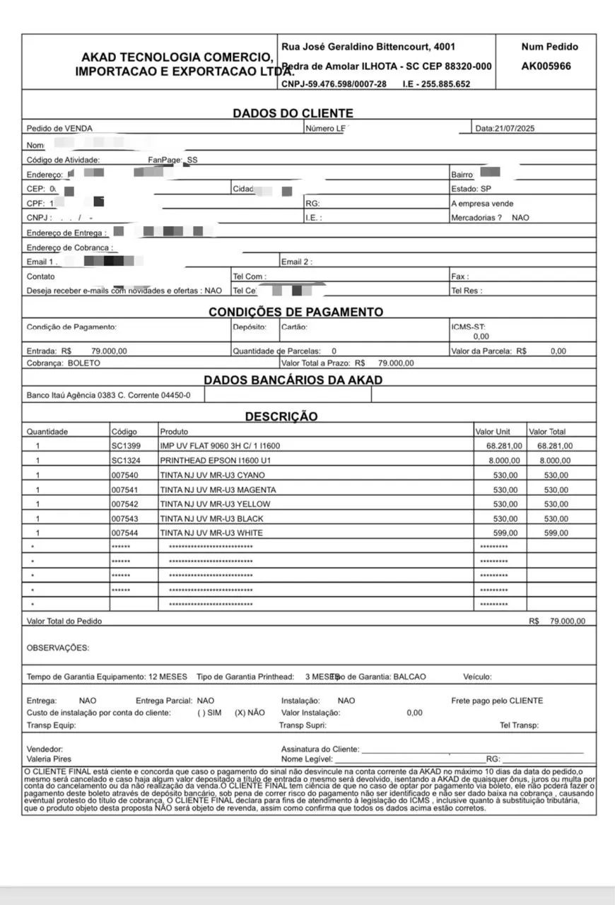 Máquina UV AKAD novajet + NOBREAK - Foto 5