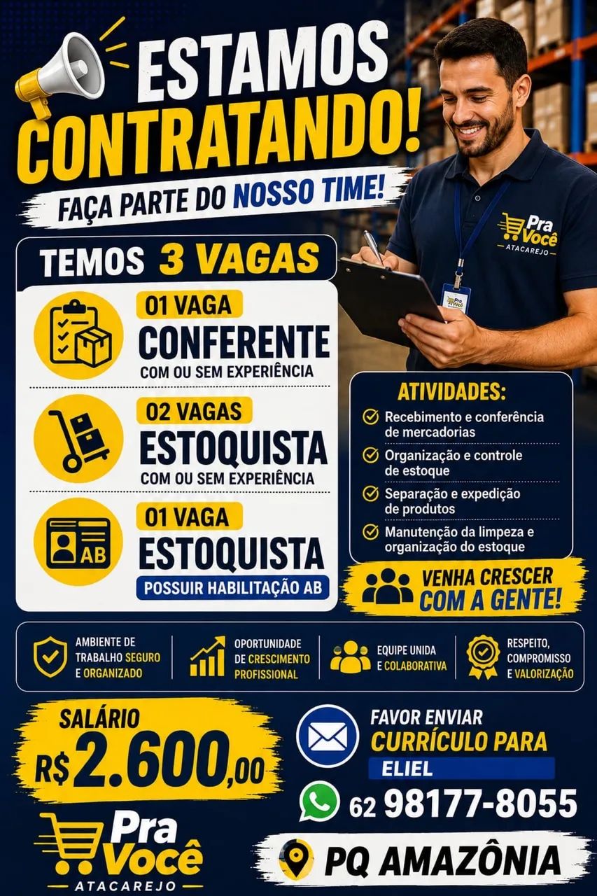 Vagas Disponíveis 