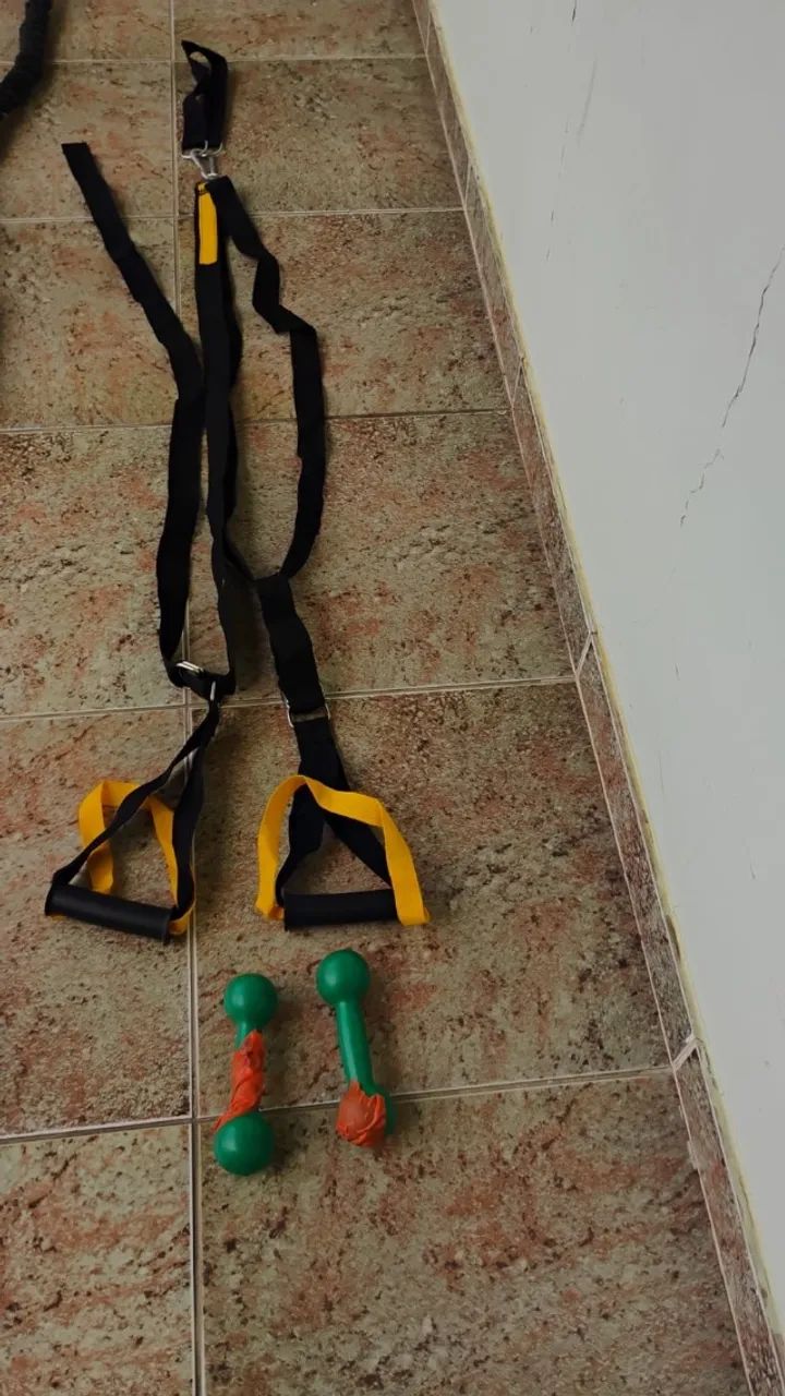 Corda ,peso, bola de areia  - Foto 4