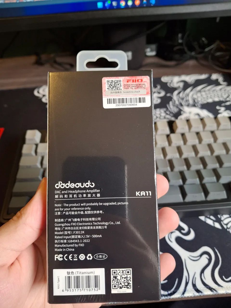 DAC e Amplificador FiiO KA11 - Foto 2