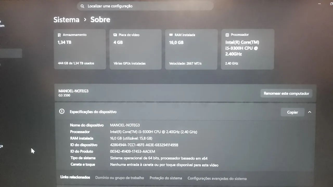 Notebook DELL G3  - Foto 3