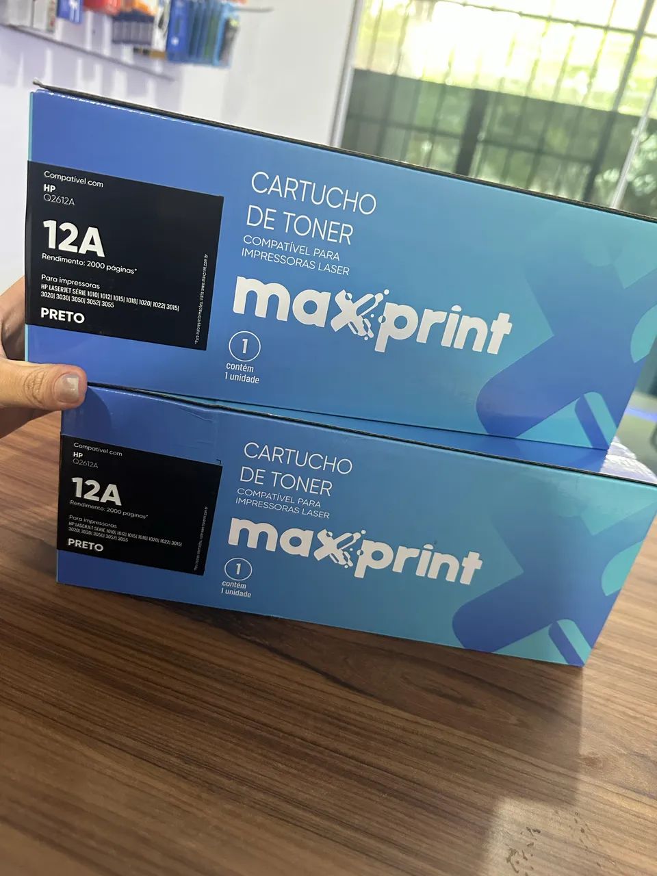 CARTUCHO DE TONER MAXPRINT Q2612A COMPATÍVEL COM HP PRETO  - Foto 2