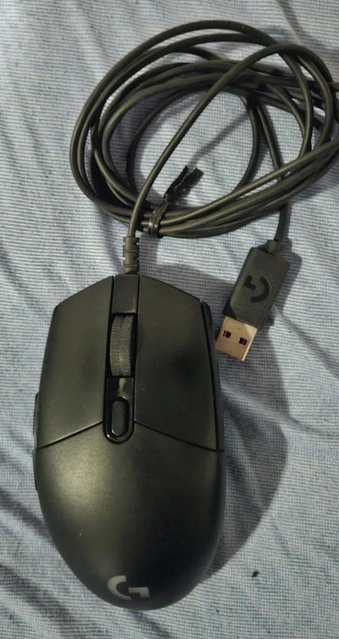 Mouse Gamer Logitech G203 LIGHTSYNC RGB - com defeito - Foto 4