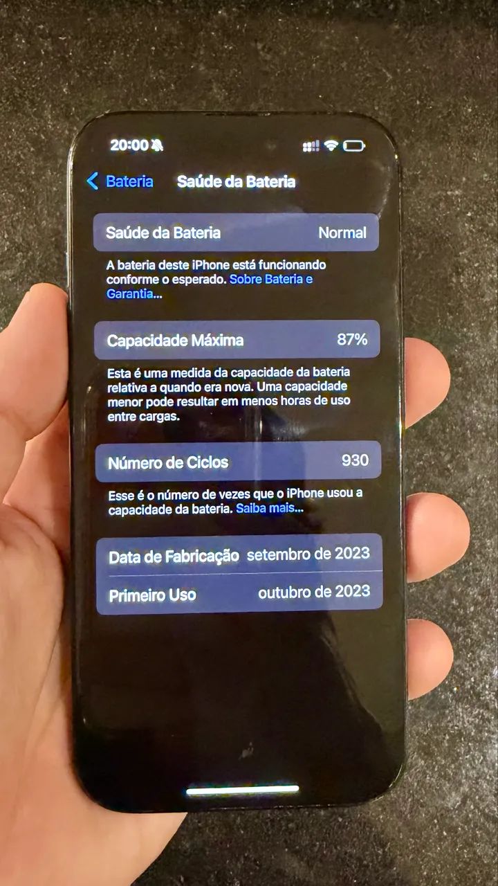 iPhone 15 Pro Impecável - 126 Gb Azul - Completo na Caixa - Ótima Oportunidade - Foto 5