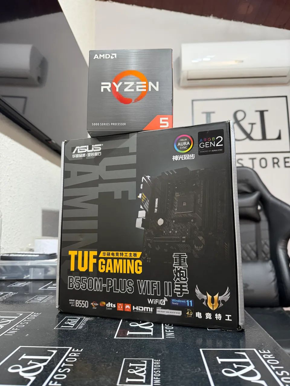 PLACA MAE B550-PLUS ASUS TUF GAMING WIFI II
