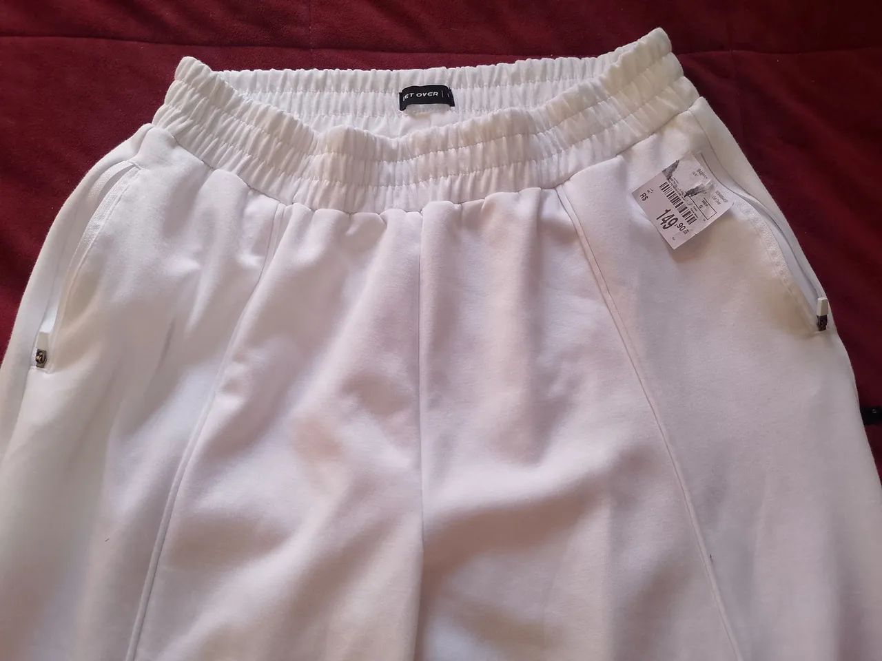 Conjunto de moletom branco  - Foto 5
