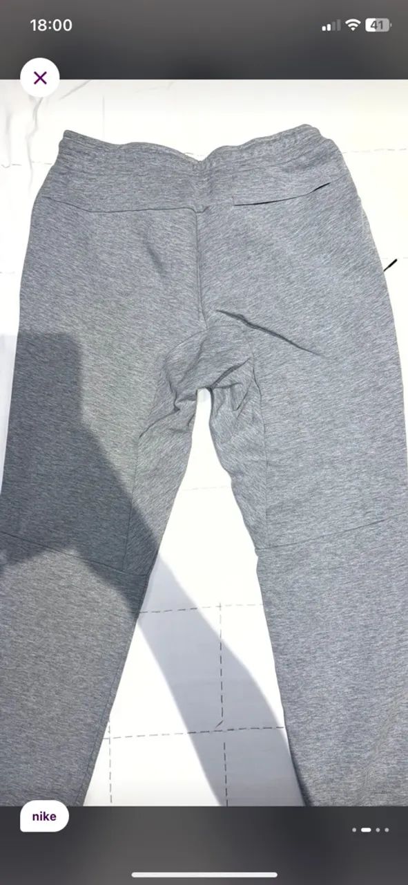 Nike tech fleece calça cinza M - Foto 2