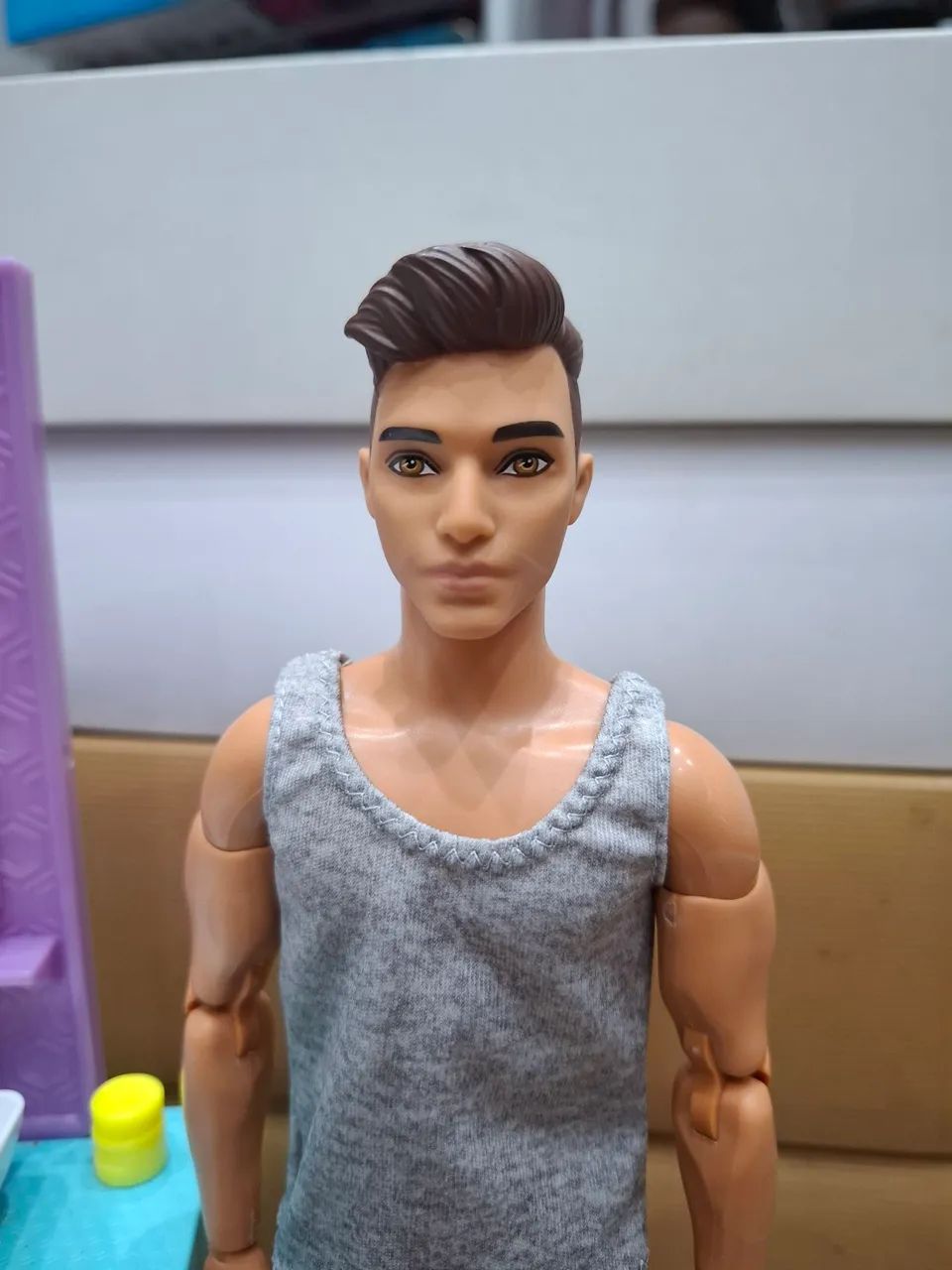 Boneco ken barbie e banheiro - Foto 2