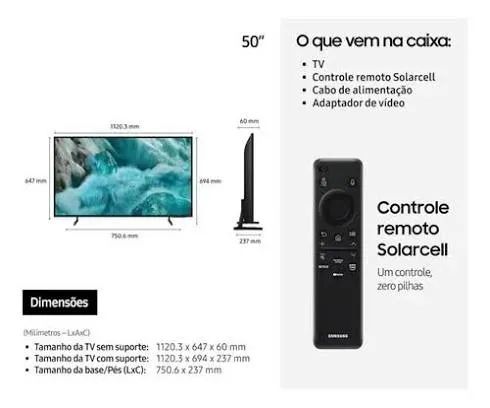 Tv Smart Samsung Ultra HD QLed 50 Polegadas  - Foto 3