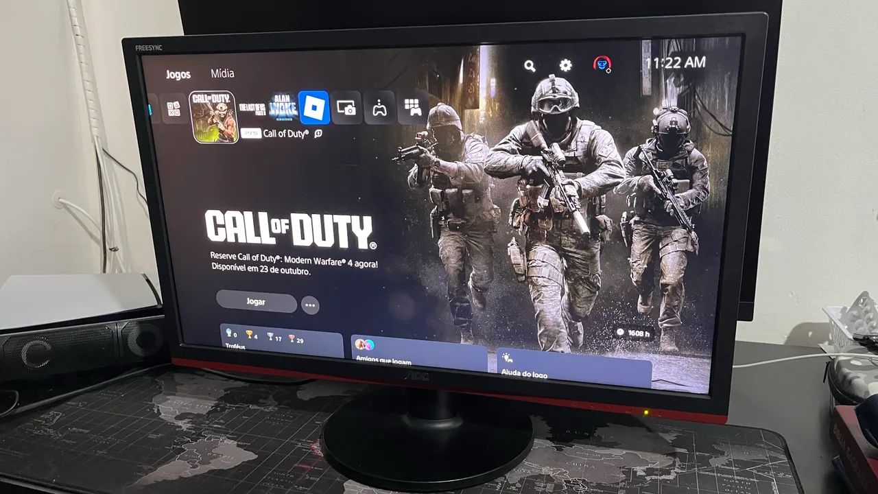 Monitor Gamer AOC 24 polegadas
