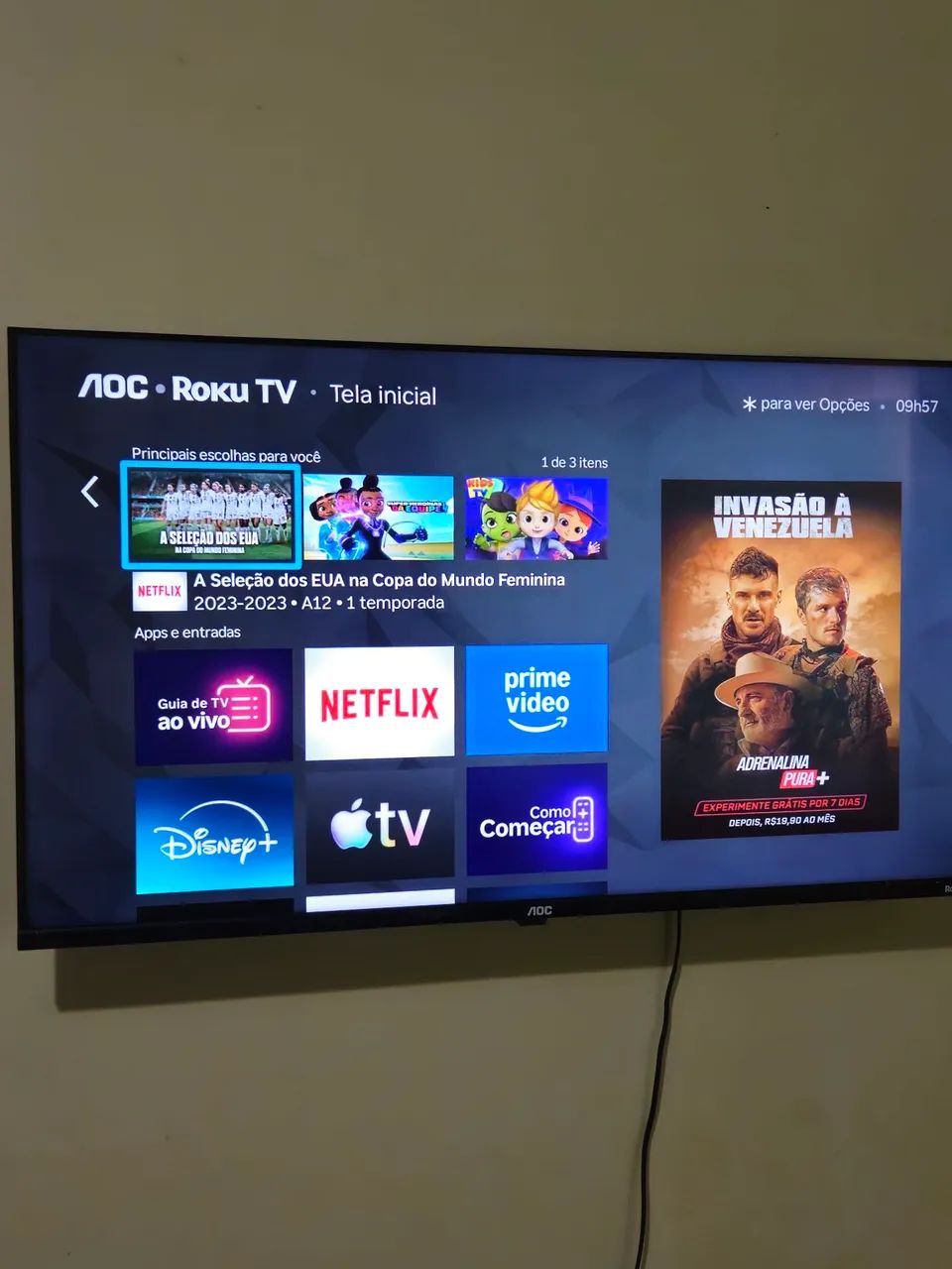 Vendo tv 43 polegadas nova  - Foto 2