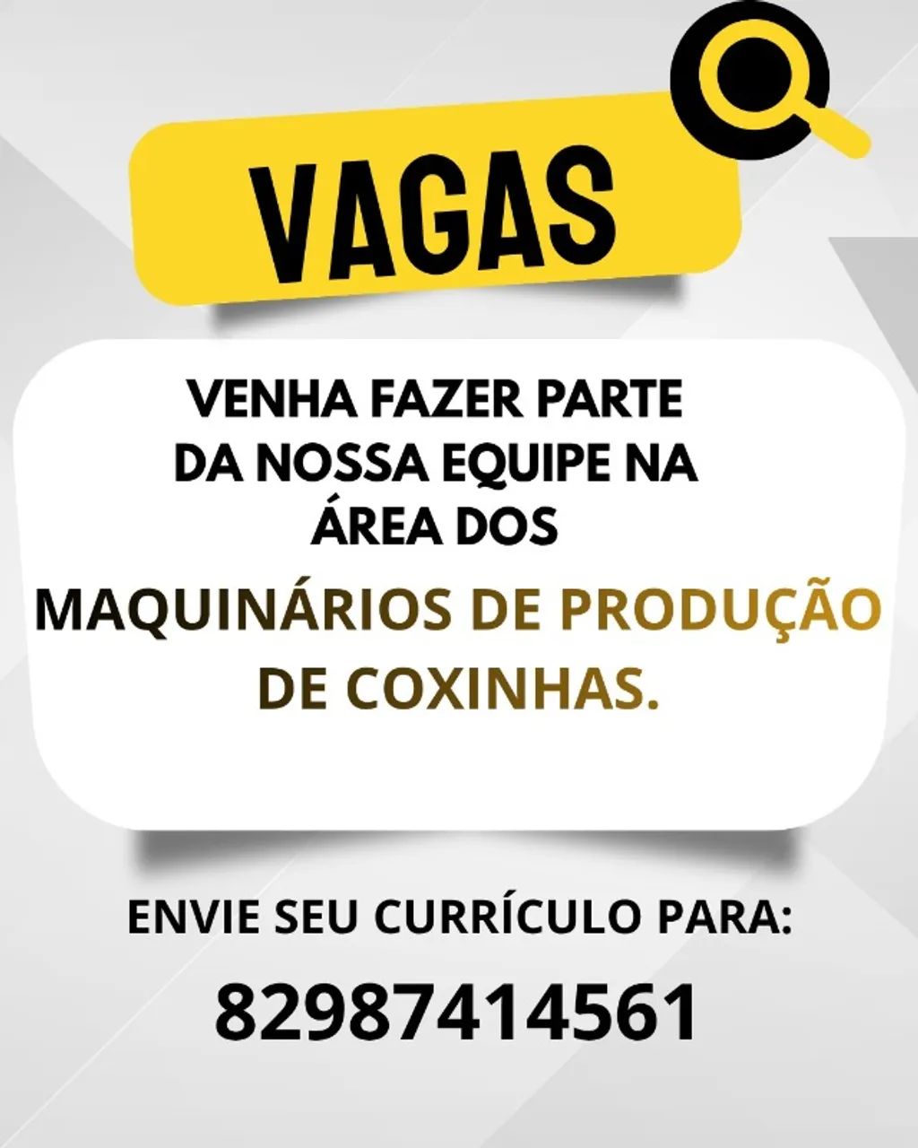 Maquina de Coxinhas - Preciso Operador Experiente 