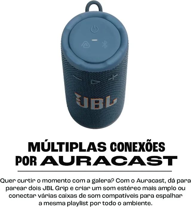 Caixa de Som JBL , Grip, Bluetooth AZUL - Foto 2