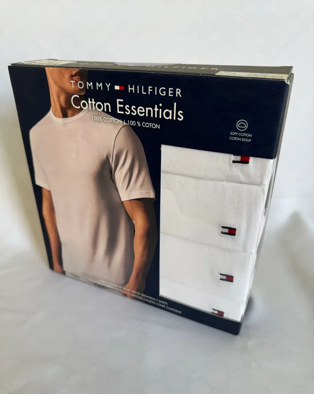 Kit 4 camisetas Tommy Hilfiger Cotton Essentials  - Foto 3