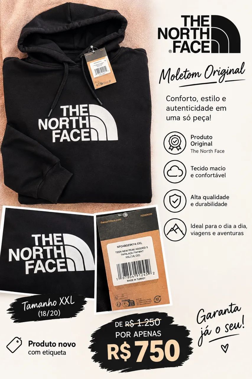? MOLETOM THE NORTH FACE ORIGINAL ?