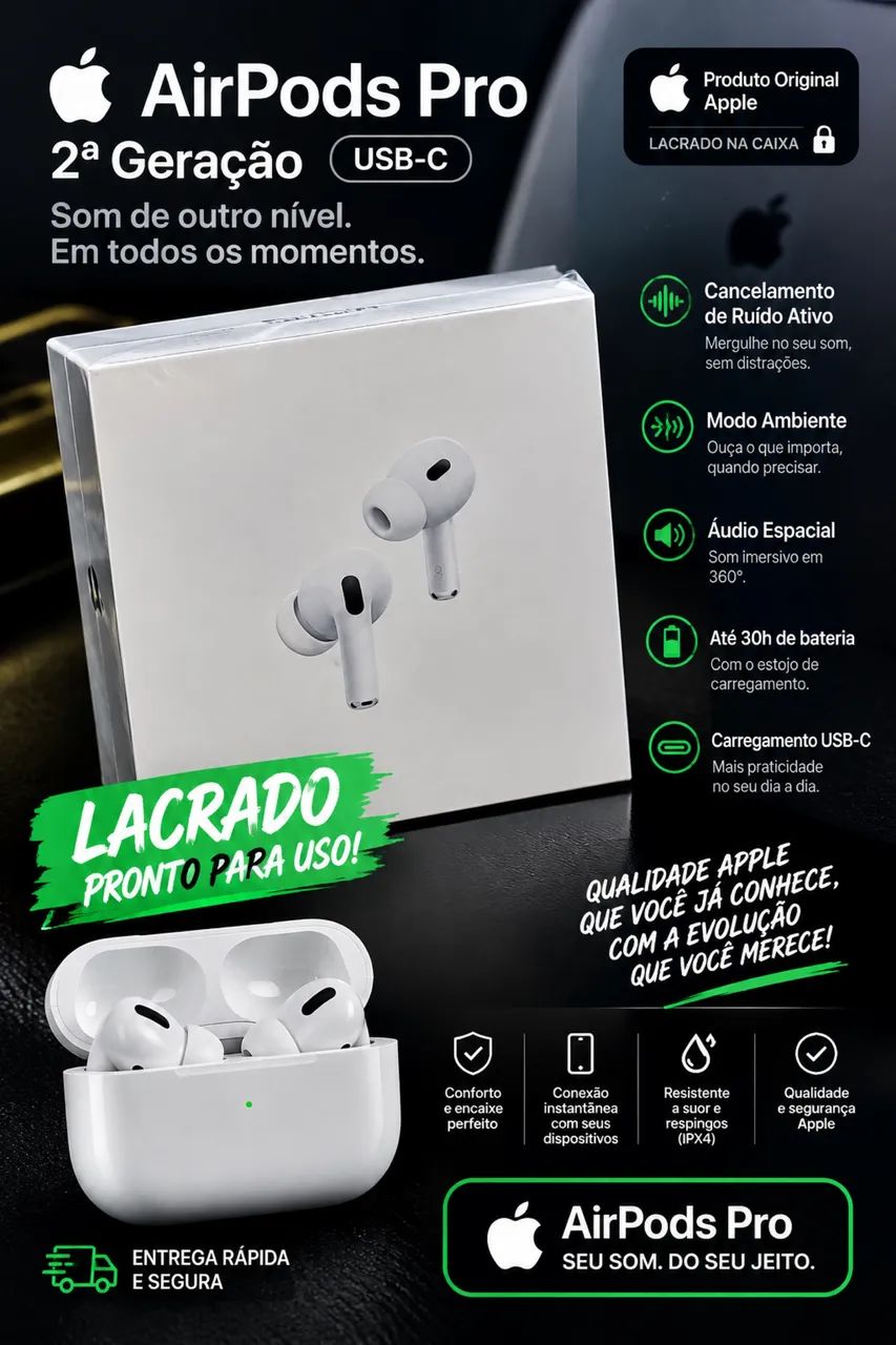 Fone AirPods original lacrado  - Foto 3